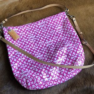 Coach leather Crossbody or a shoulder bag